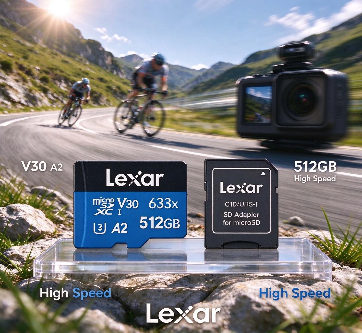 Memory Card Ssd - Lexar BLUE Series 633x High Speed