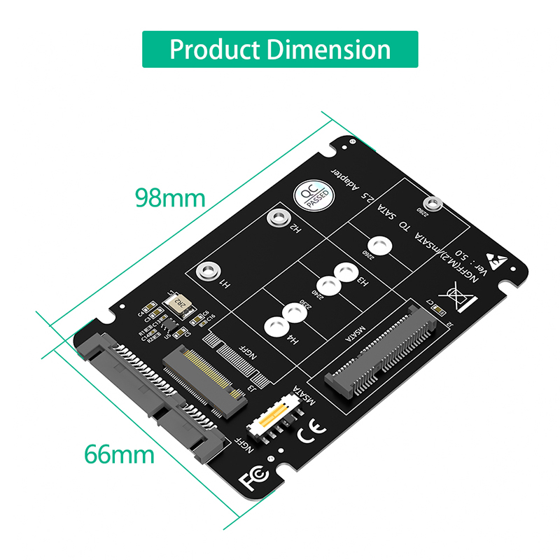 M.2 NGFF mSATA SSD to SATA 3.0 - Memory Card Ssd ulasan dan harga