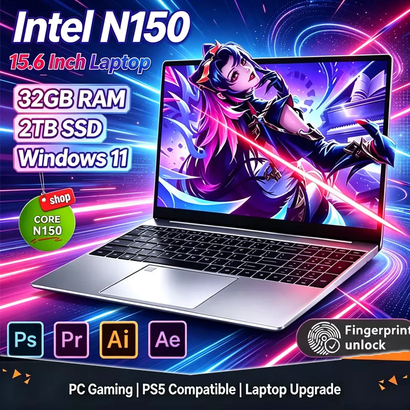 2026 New 15.6' Intel N150 Wind - Ssd 1Tb ulasan dan harga