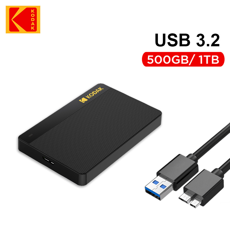 Kodak Portable External Hard D - Ssd 500Gb ulasan dan harga