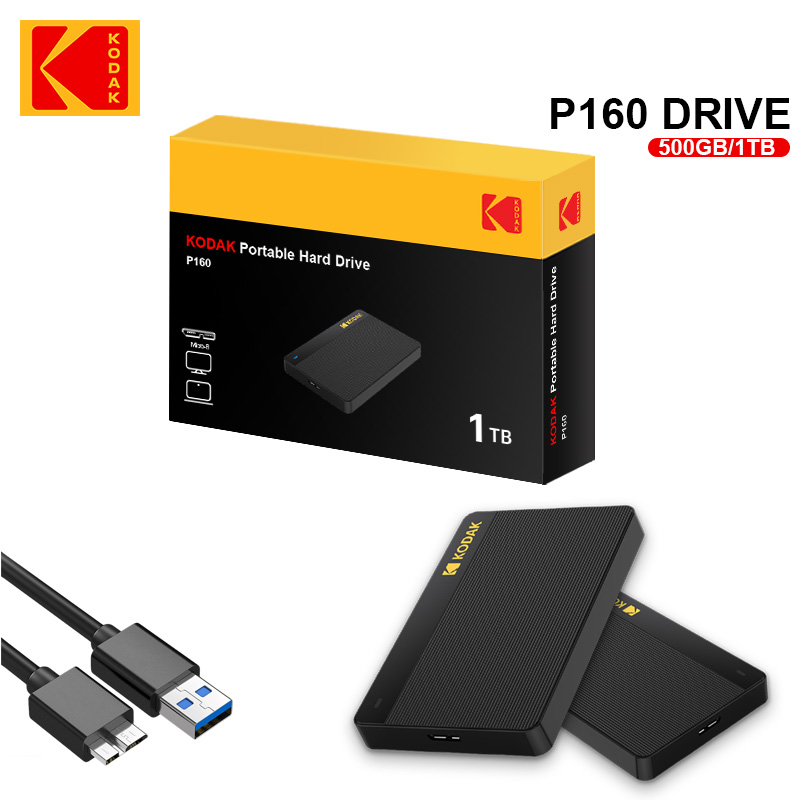 Kodak Portable External Hard D - Ssd 500Gb ulasan dan harga
