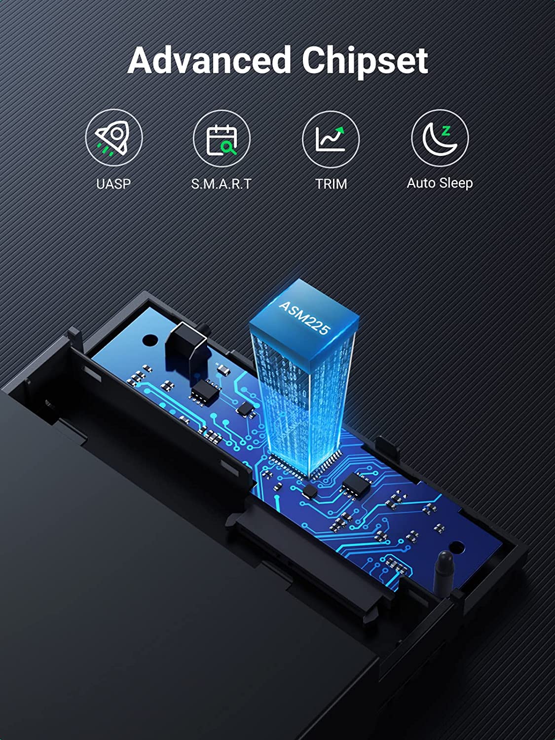 UGREEN External Hard Drive Enc - Sata Ssd ulasan dan harga