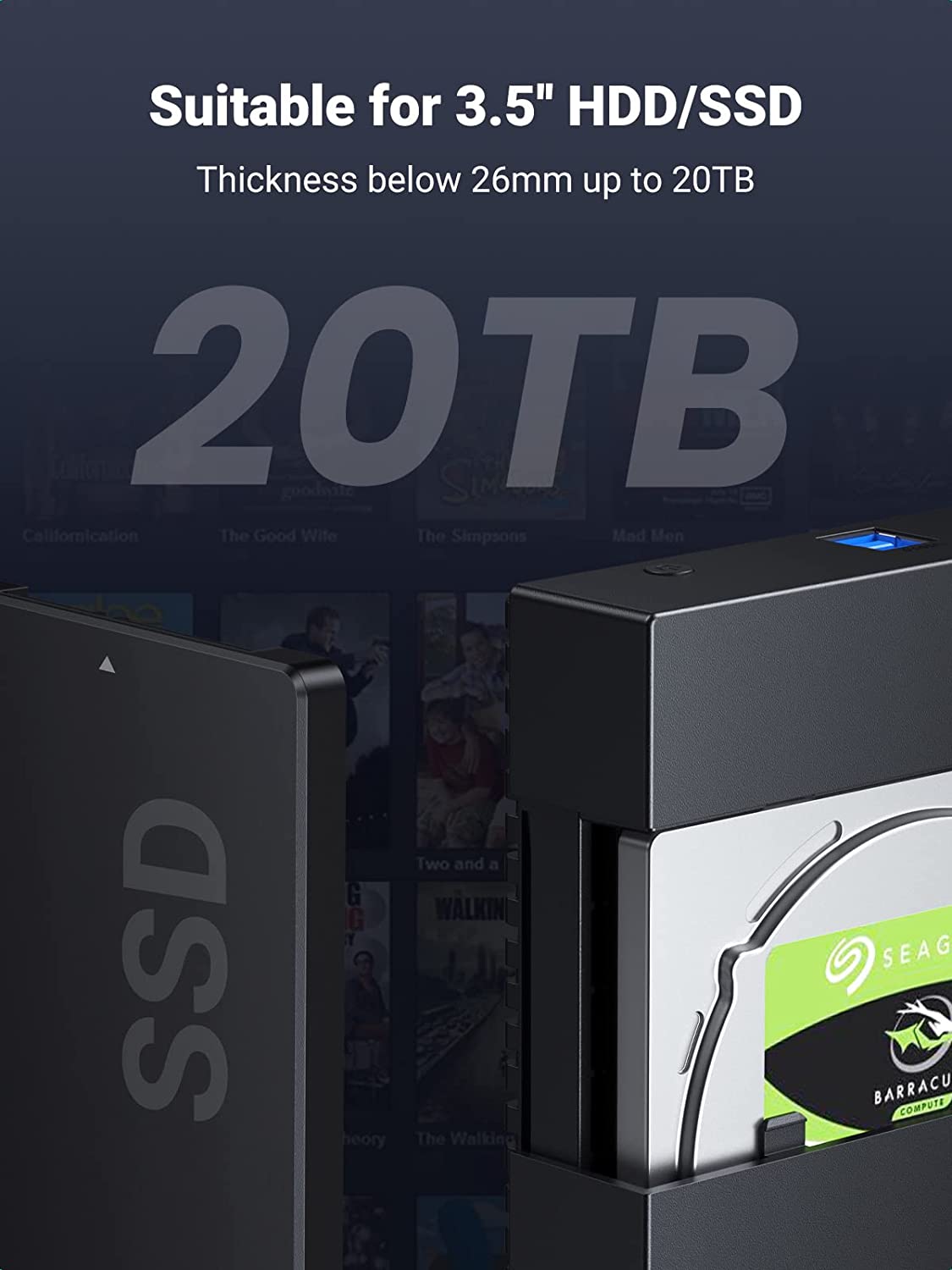 UGREEN External Hard Drive Enc - Sata Ssd ulasan dan harga