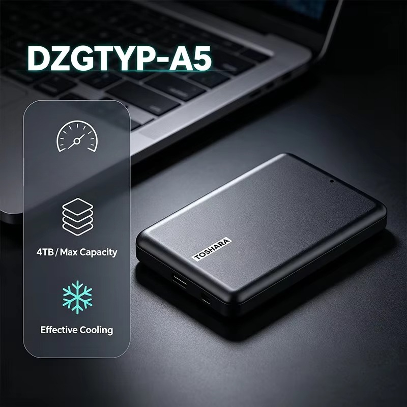 TOSHARA A5 Portable SSD 4TB 2T - Ssd 500Gb ulasan dan harga