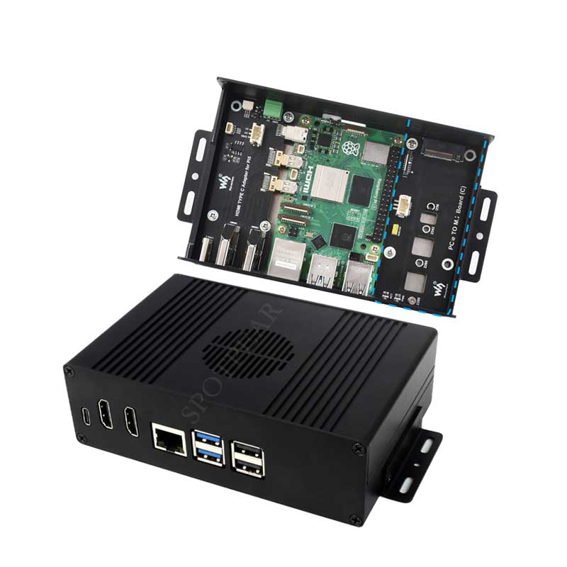 Raspberry Pi 5 Box Case Kit-C  - Nvme Ssd ulasan dan harga