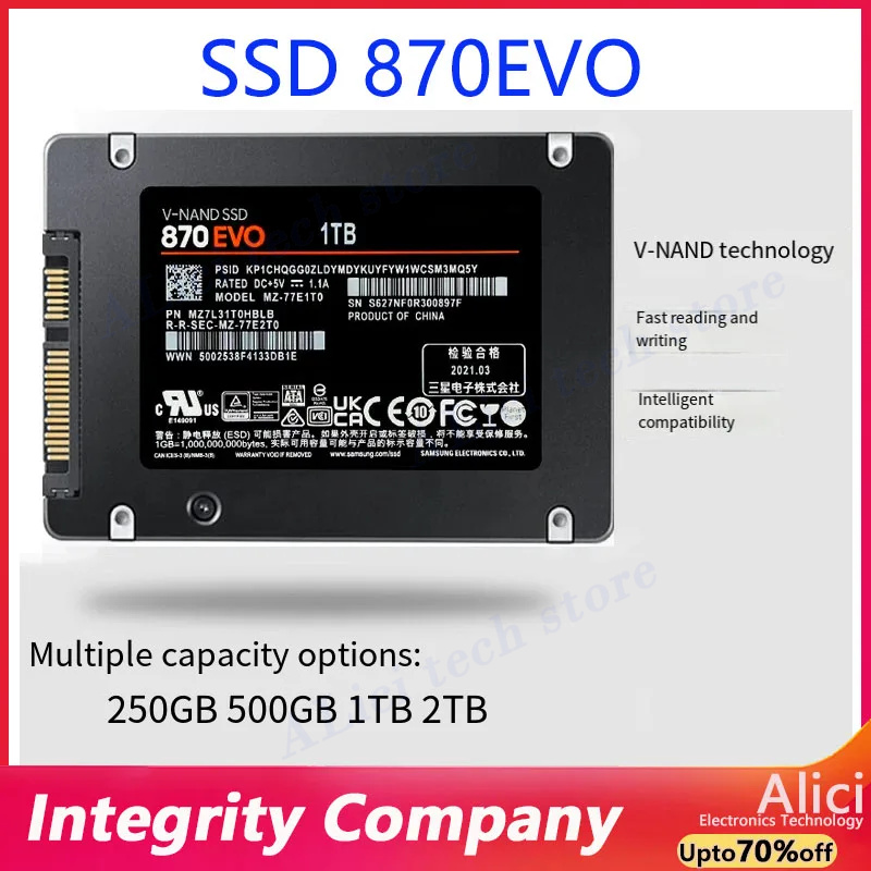 Original SSD FOR Samsung 870EV - Samsung Ssd ulasan dan harga