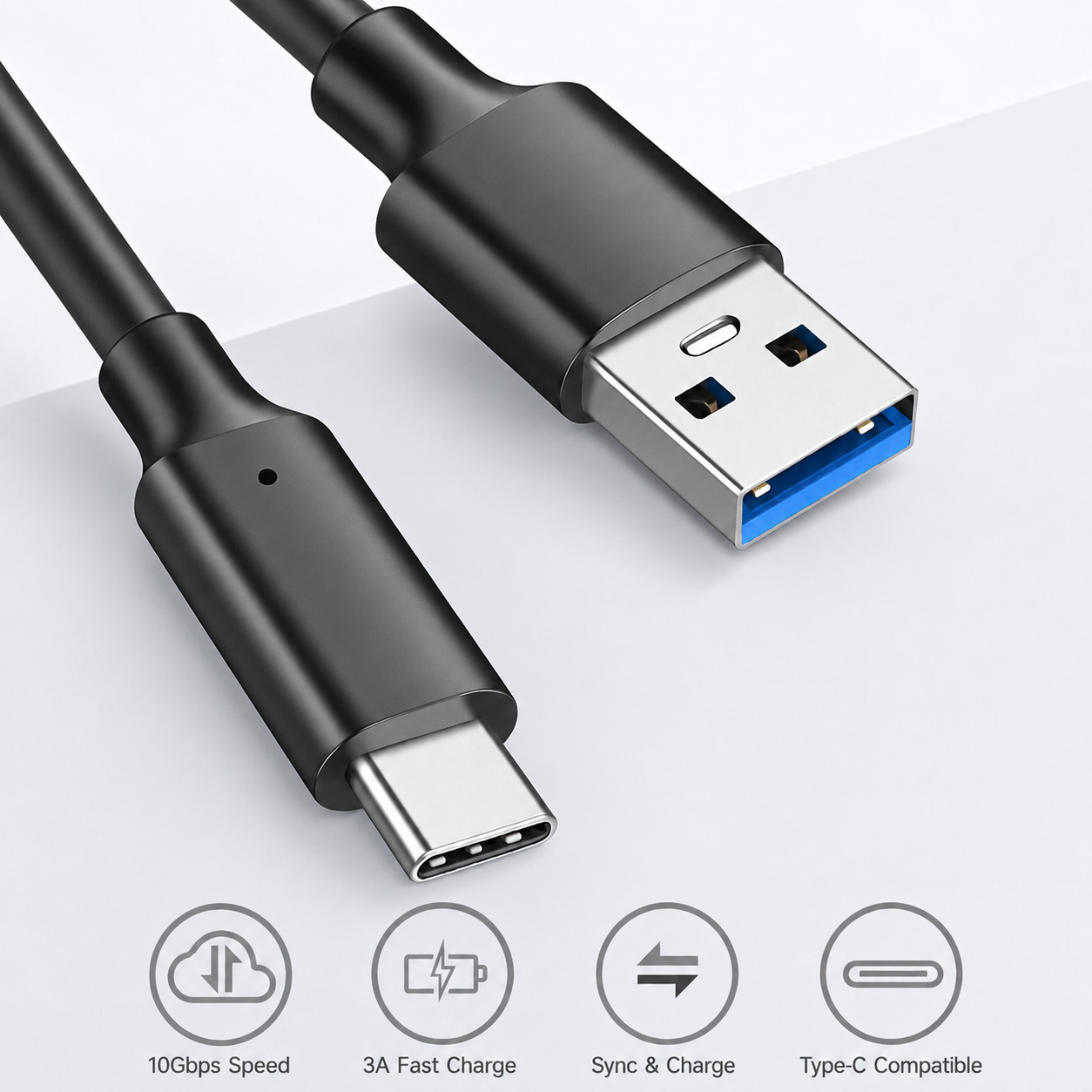 USB 3.2 Type C to A Cable 10Gb - Samsung Ssd ulasan dan harga