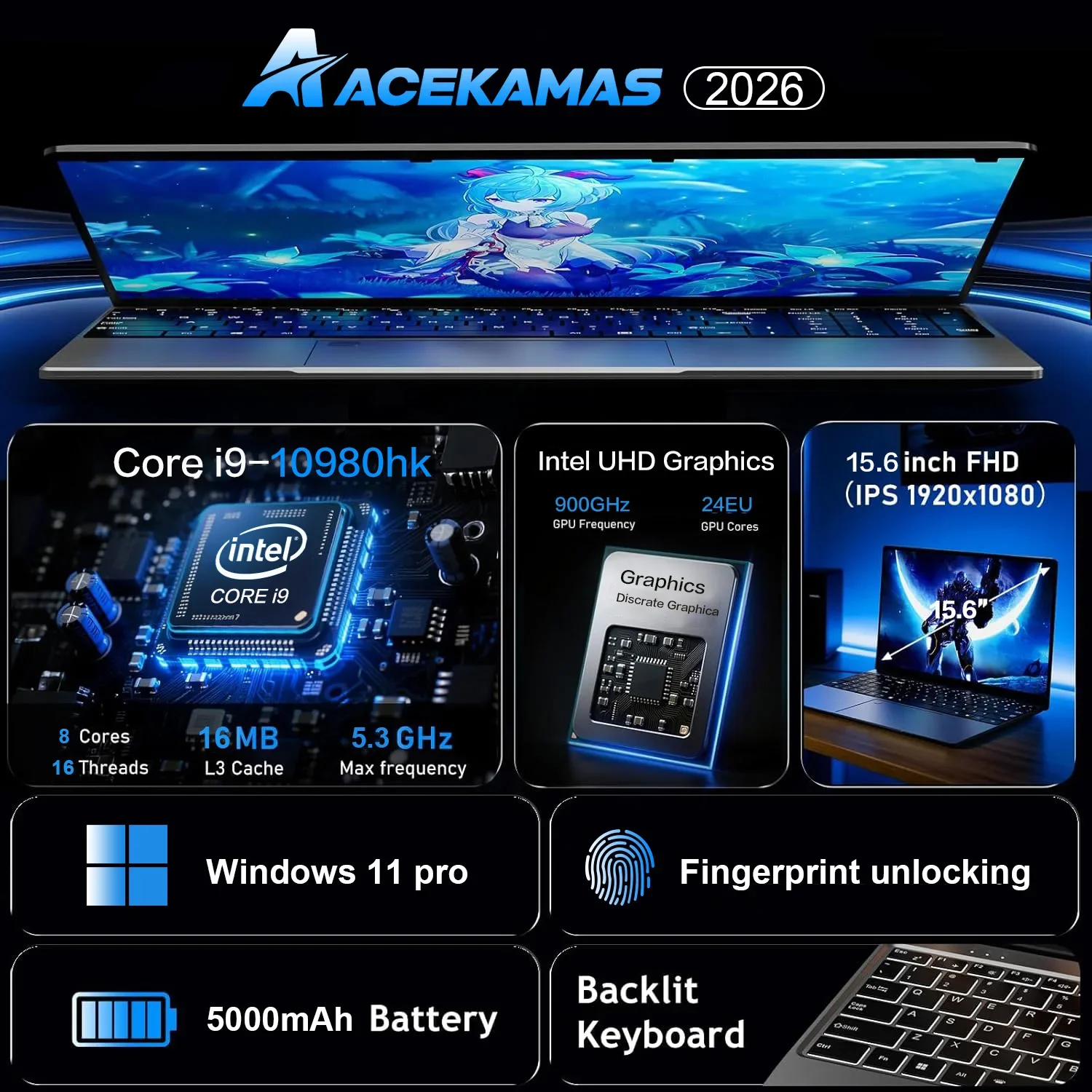 15.6inch Potrable Laptop Intel - Ssd 1Tb ulasan dan harga