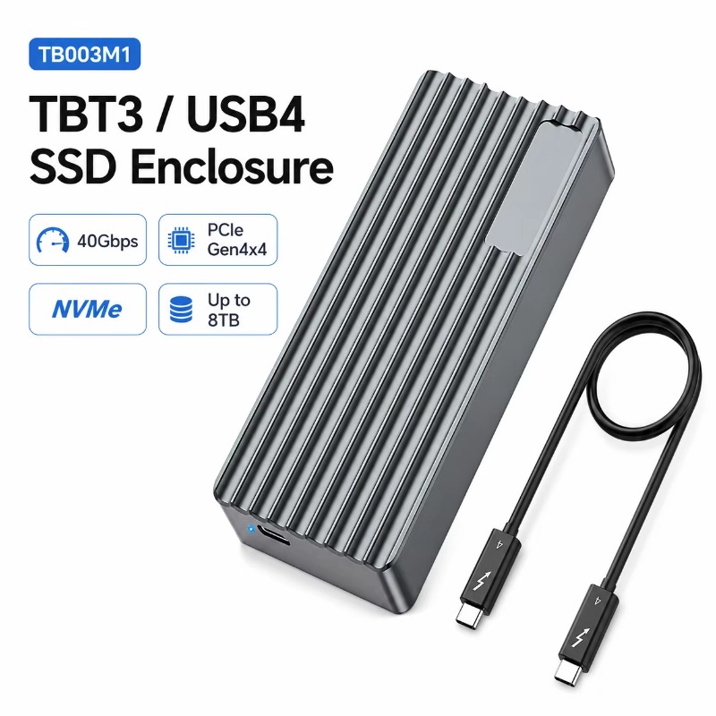 TBT3/USB4 M.2 NVMe SSD Enclosu - Nvme Ssd ulasan dan harga