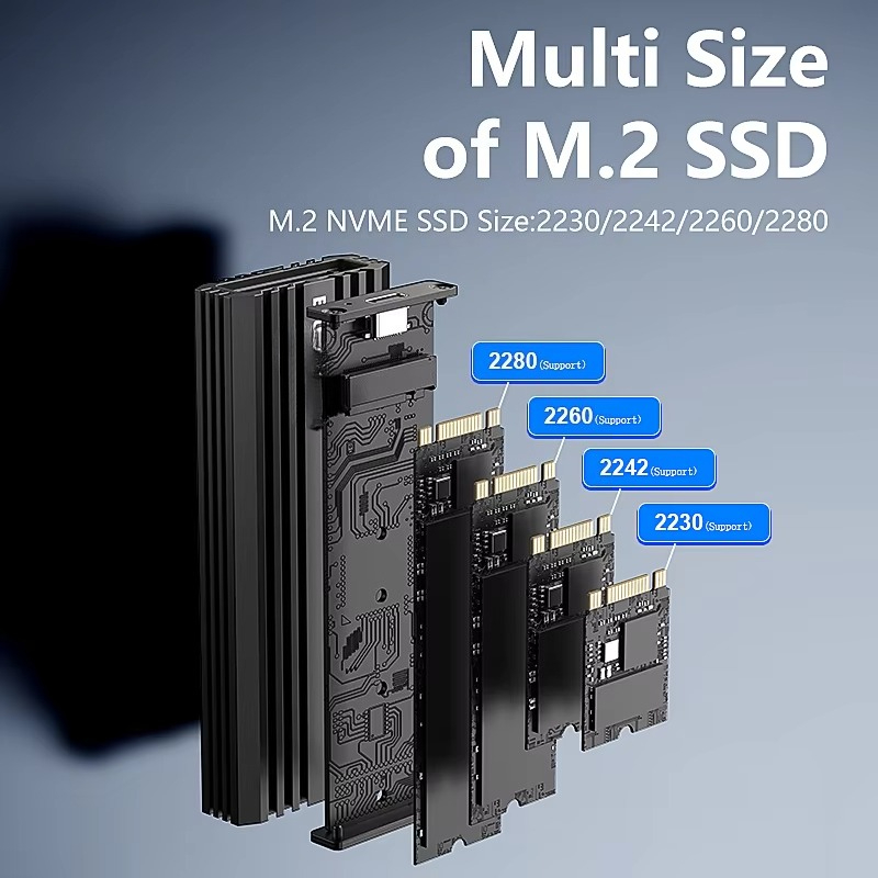 EE1 Aluminum M.2 NVME PCIE Ext - Nvme Ssd ulasan dan harga