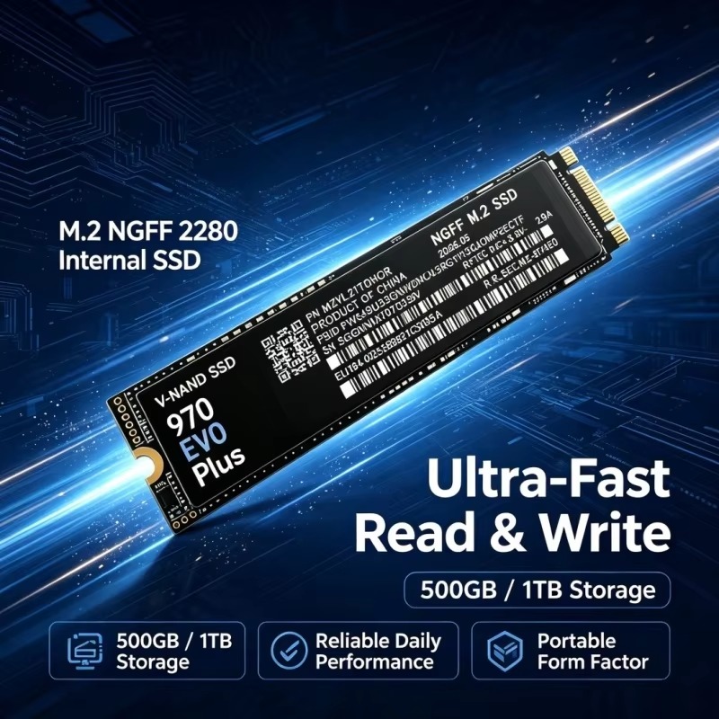 970 EVO Plus M.2 NGFF SSD  TLC - Samsung Ssd ulasan dan harga